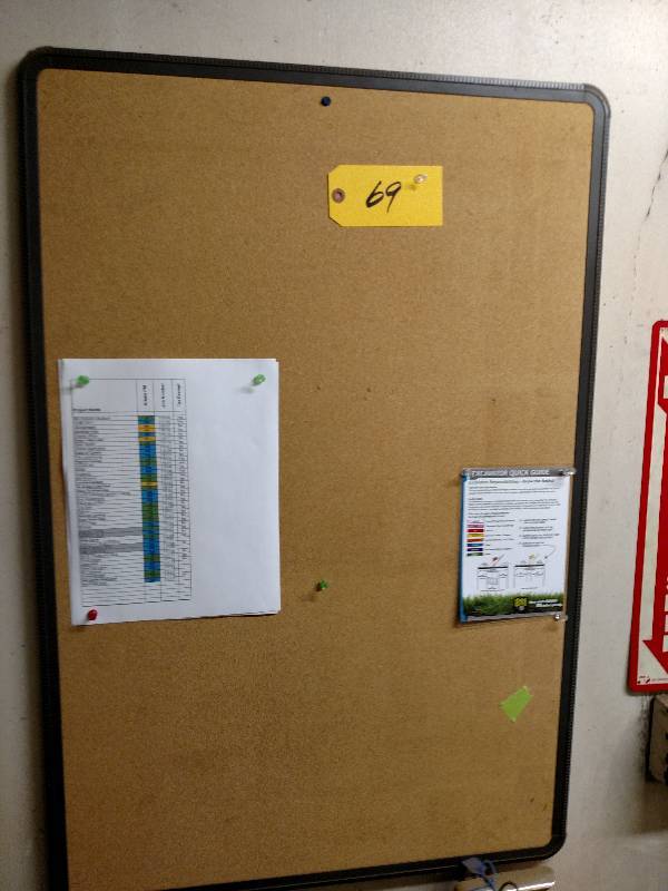 lot 69 image: Bulletin Board, 2x3...