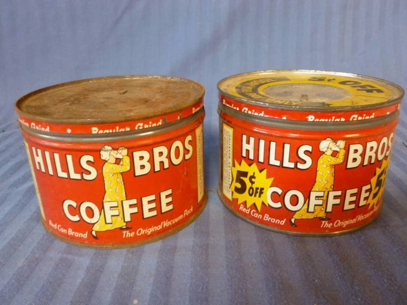 lot 63 image: Vintage Metal Containers