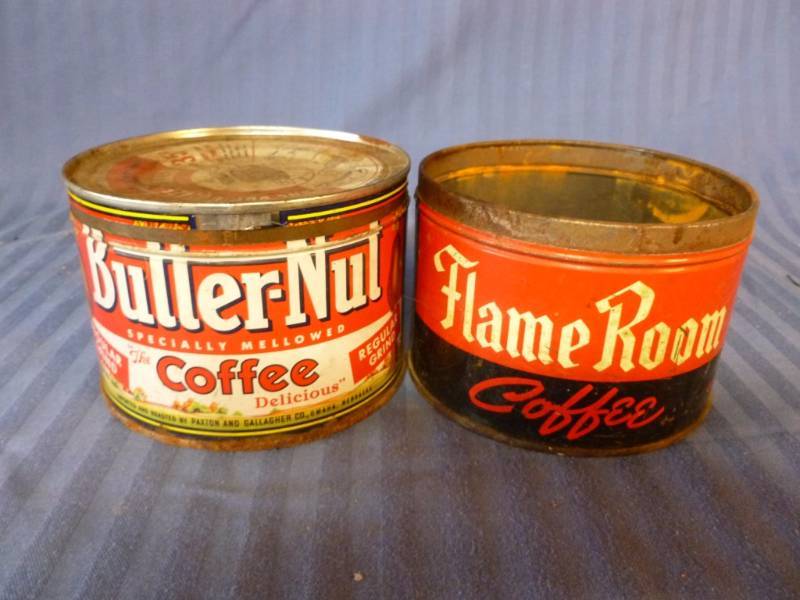 lot 64 image: Vintage Metal Containers
