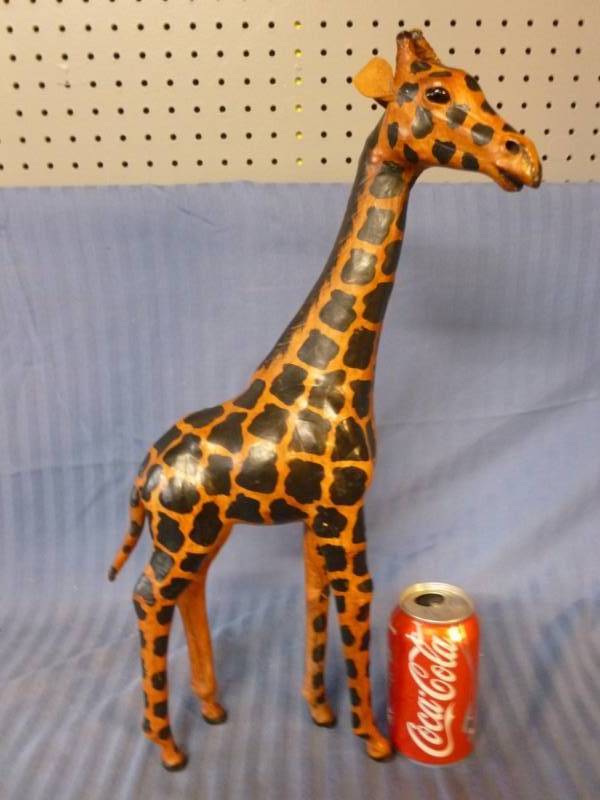 lot 165 image: Leather Giraffe