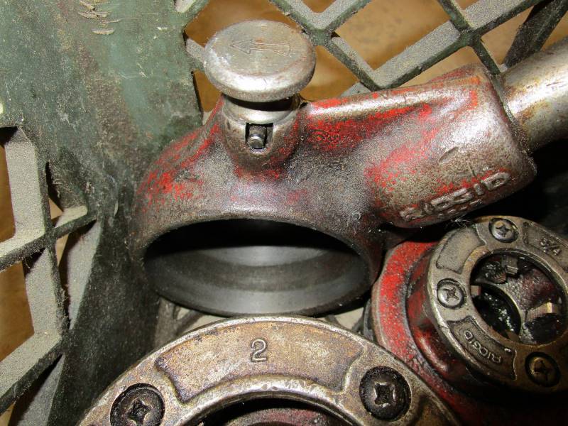 lot 23 image: Ridgid Pipe Threading Dies & Holder