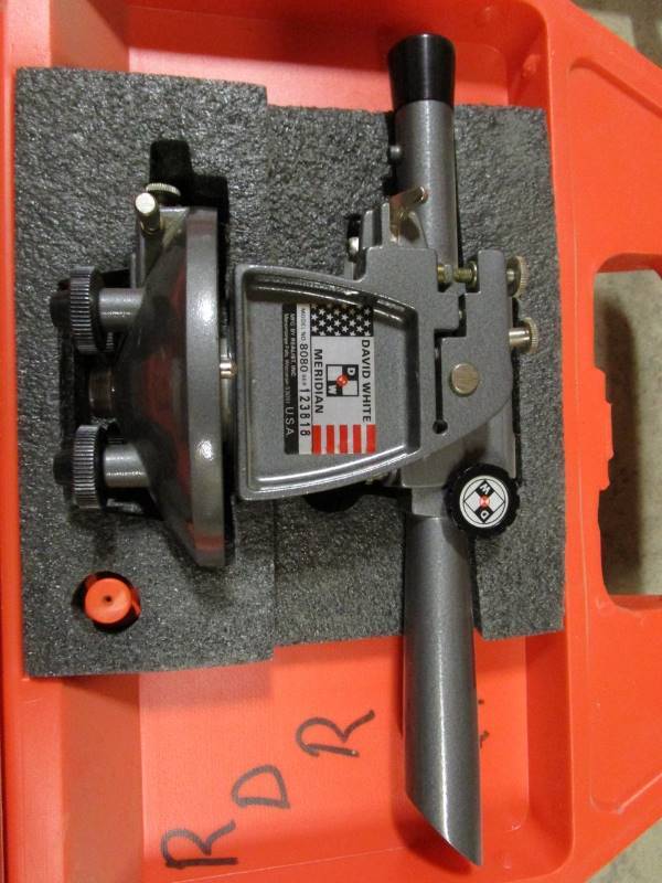 lot 44 image: David White Transit, Tripod & Measuring Stick
