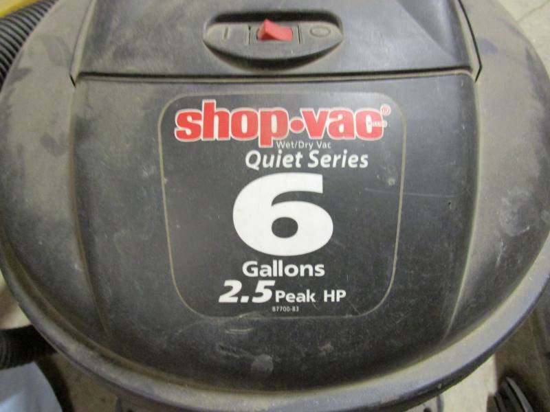 lot 59 image: 6 gal Shop Vac