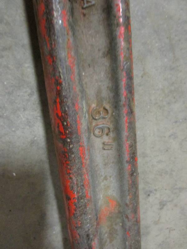 lot 61 image: Ridgid 36 Pipe Wrench