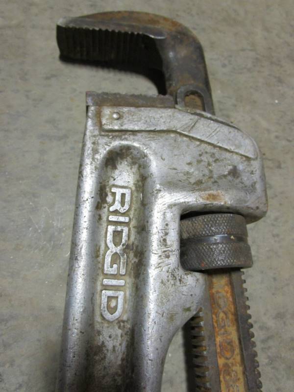 lot 69 image: Ridgid 36 Aluminum Pipe Wrench
