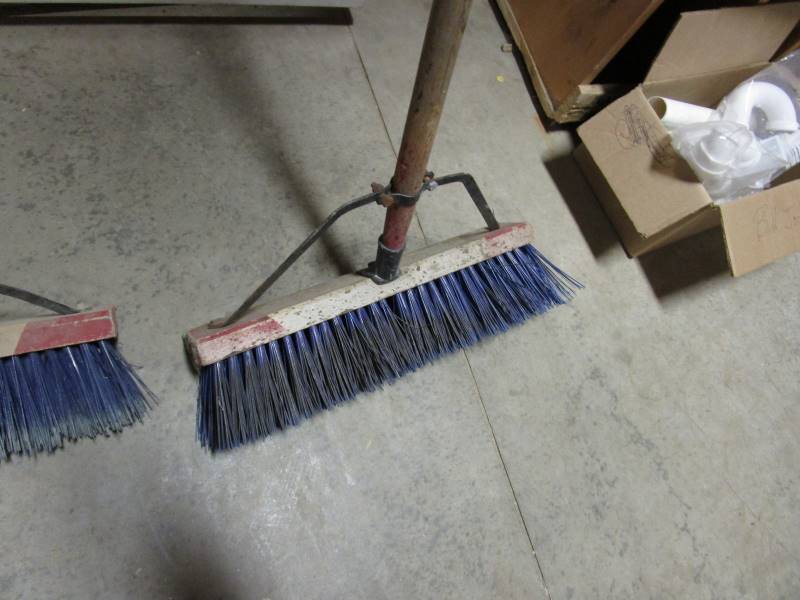 lot 85 image: (2) Worksite Brooms