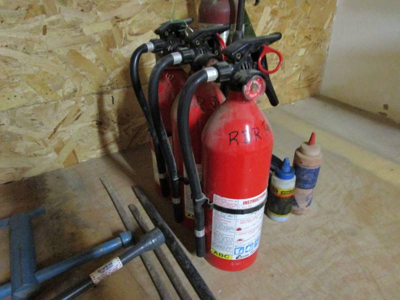 lot 111 image: Fire Extinguishers & Lug Wrenches