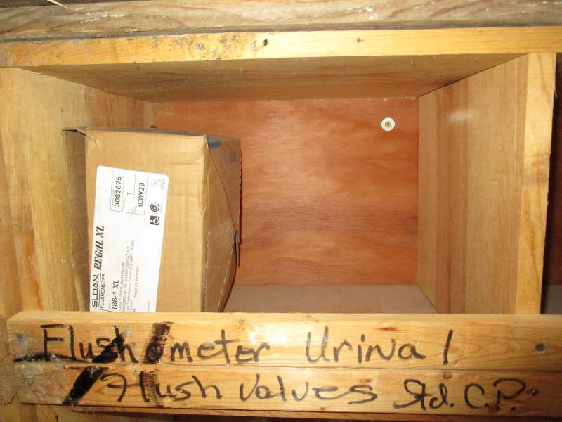 lot 119 image: 8x6x1 Wooden Wall Organizer  Contents (see pics)