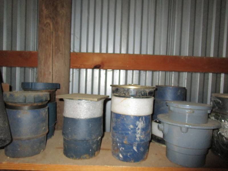 lot 136 image: 8x6x1 Wooden Wall Organizer  Contents (see pics)