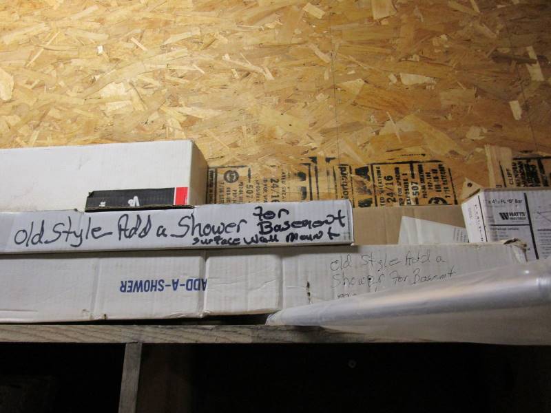 lot 123 image: 8x6x1 Wooden Wall Organizer  Contents (see pics)