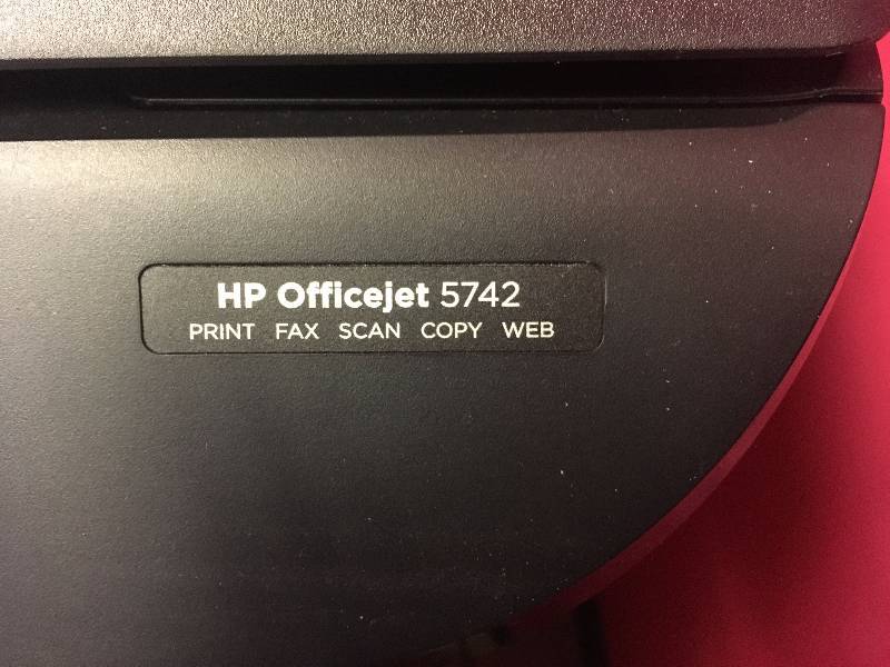 lot 110 image: WIRELESS HP OFFICE JET ALL-IN-ONE PRINTER