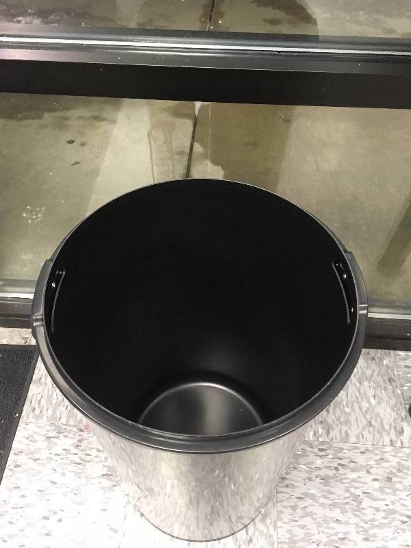 lot 41 image: STAINLESS STEEL GARBAGE BIN