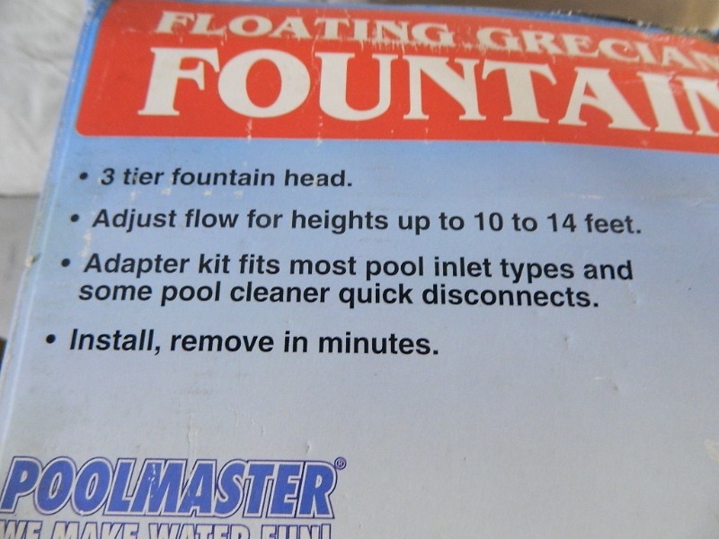 New Floating Grecian Fountain