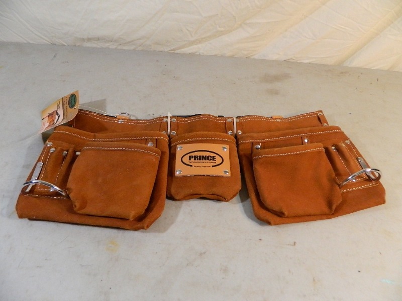 New 11 Pocket Suede Leather Toolbelt