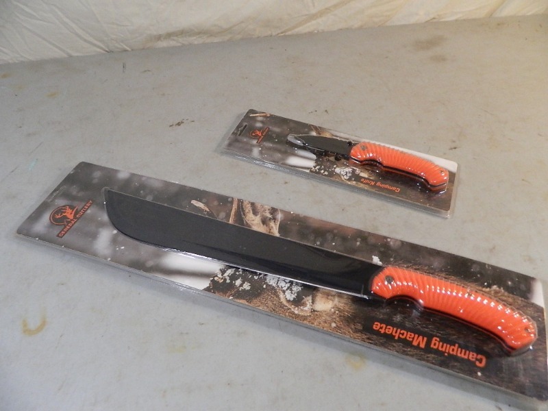 New Camping Machete and Camping Knife