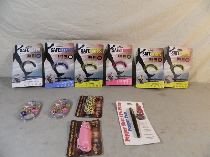 New Safety Lights, Pepper Spray, and More