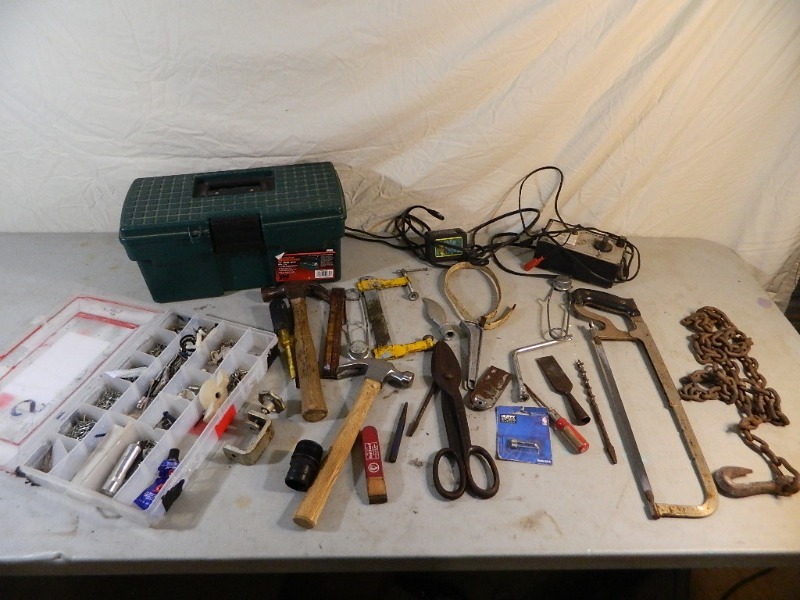 Assorted Tools, Hardware, Etc.