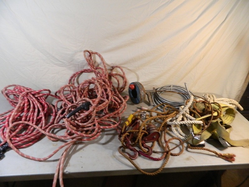 Rope, Straps, Blocks, and More