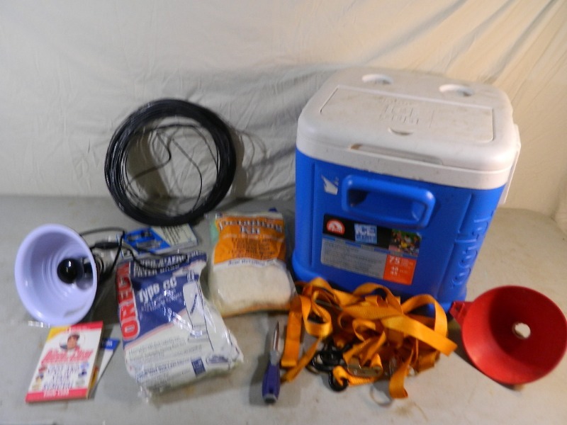 Igloo Cooler, Shop Supplies, More
