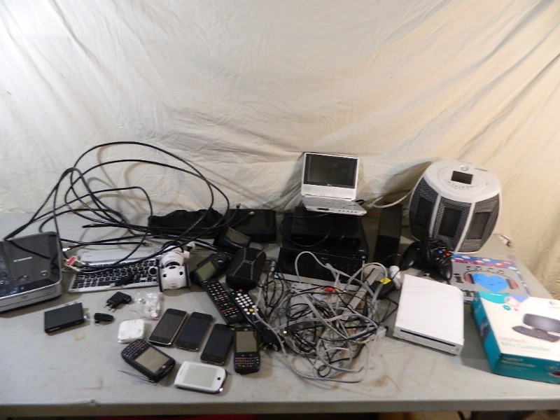 Nintendo Wii and Assorted Electronics