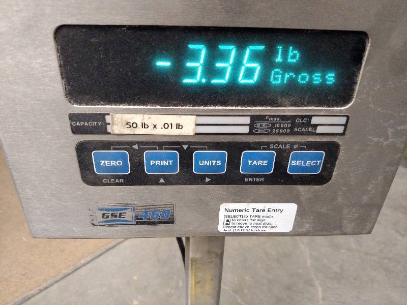 lot 12 image: SPX GSE Model 460 50 lb. Scale, Wor...