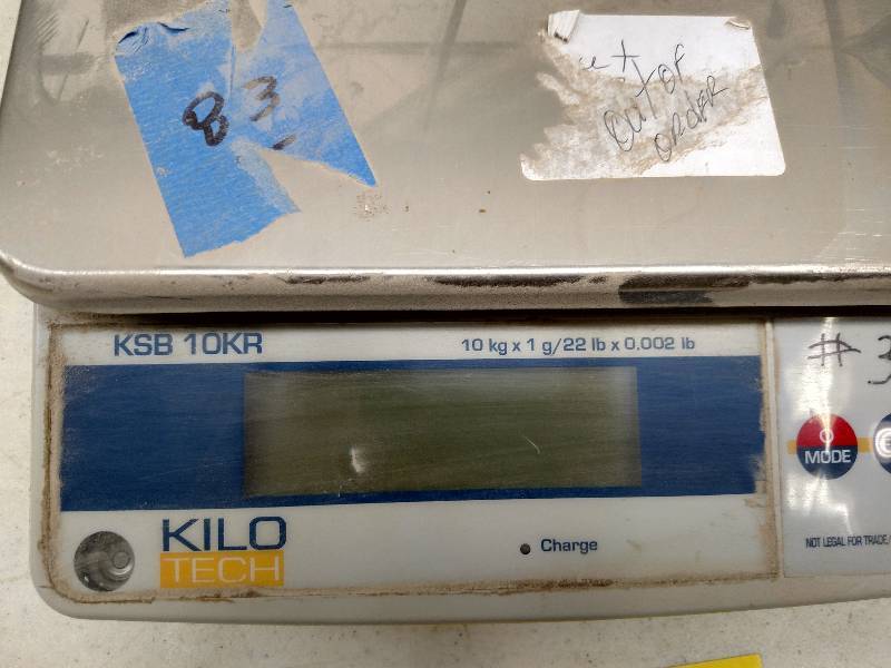 lot 19 image: Kilo Tech 22 lb. Scale, Out of Orde...