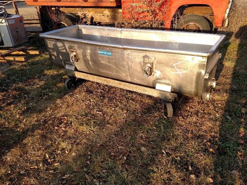 lot 4 image: Stainless Steel  Tank, 96x31x24, Hi...