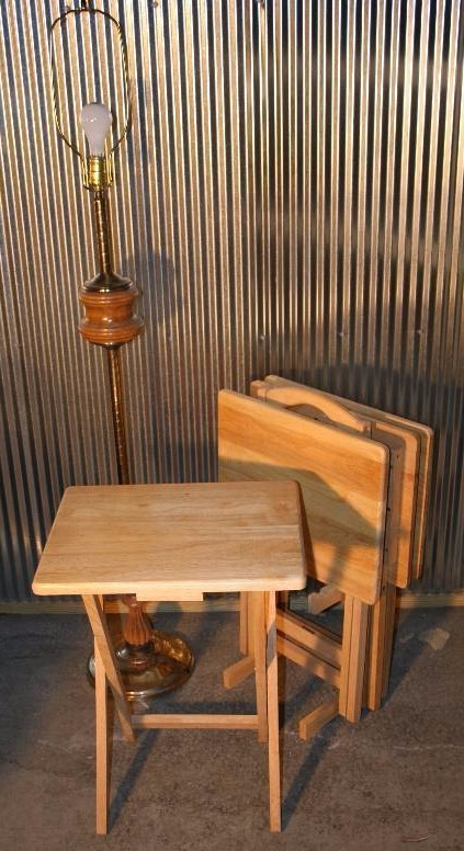 Lamp and TV Trays