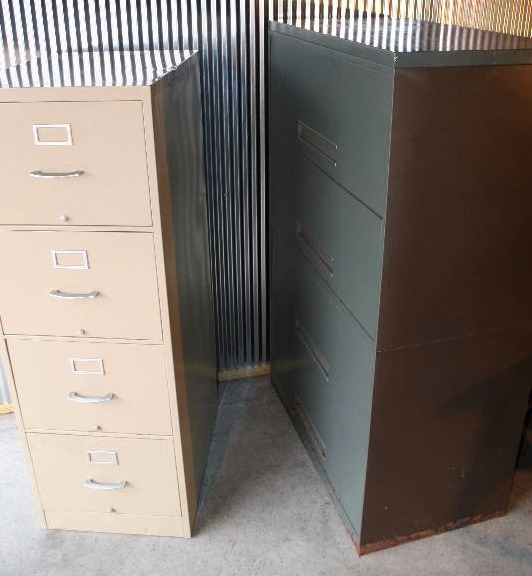 Two File Cabinets