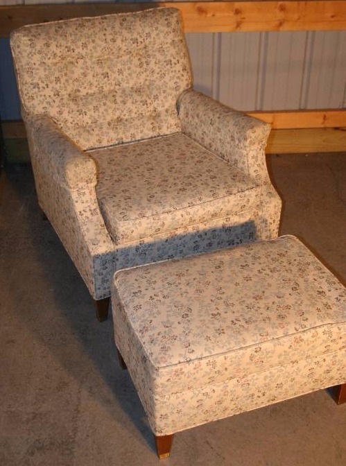 Chair with Ottoman