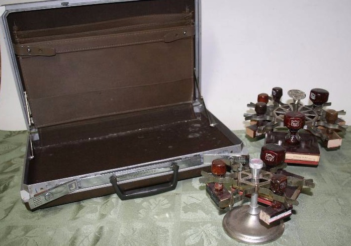 Stamp Holders, Greeting Cards, and a Briefcase