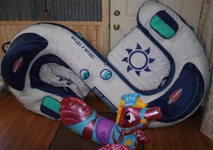 Double Seat Inflatable Lounger