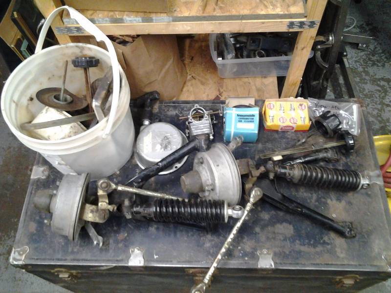 lot 6 image: Snowmobile & ATV Parts