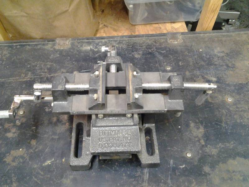 lot 19 image: Bitmoore Drill Press Milling Vise (7x8)
