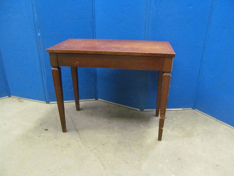 vintage piano bench