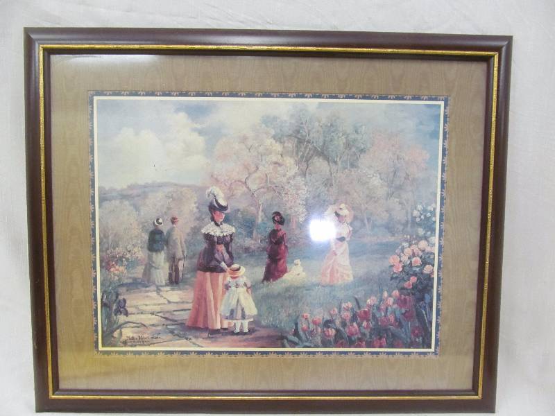 Victorian garden picture