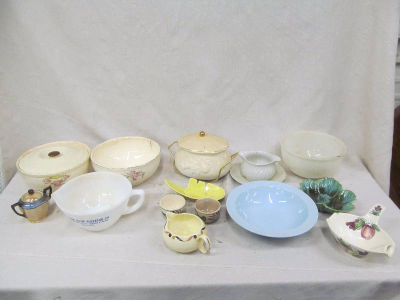 vintage serving bowls