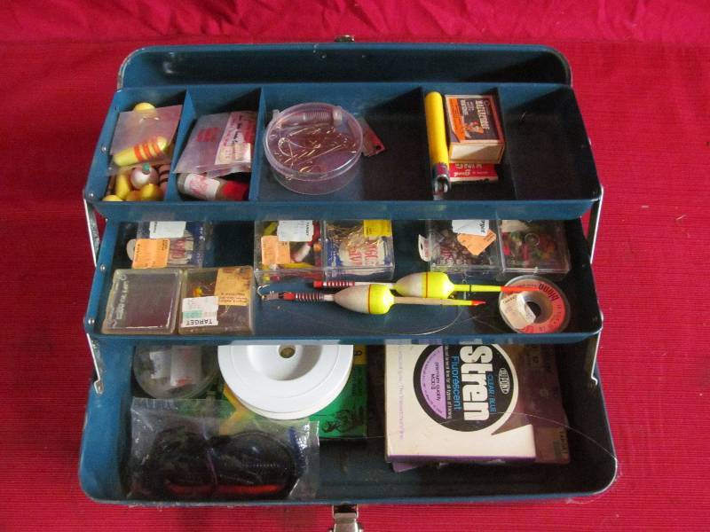tackle box with tackle