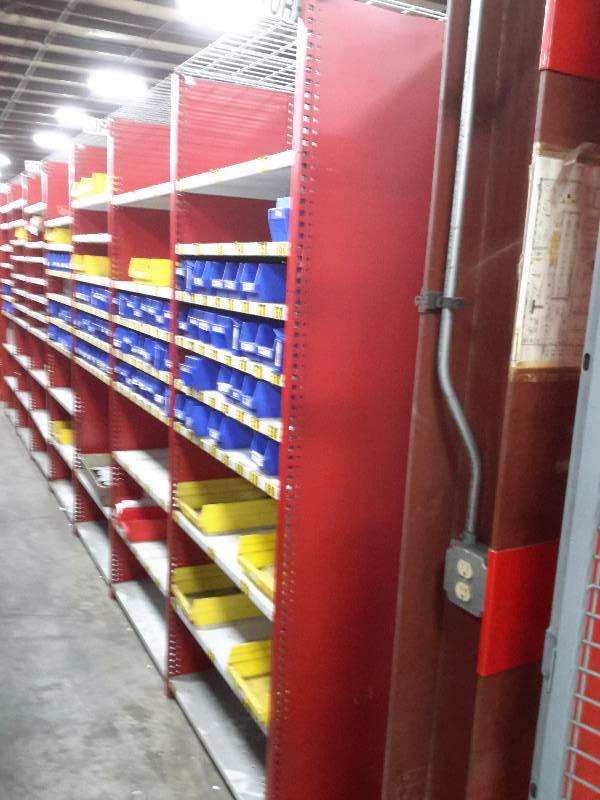 lot 3 image: Adjustable Modular Shelving as pictured.