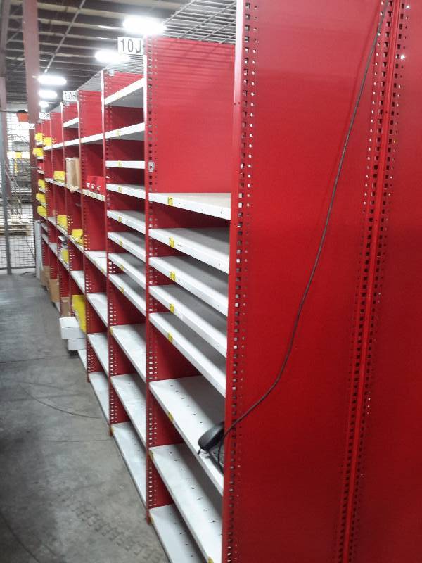 lot 4 image: Adjustable Modular Shelving as pictured.