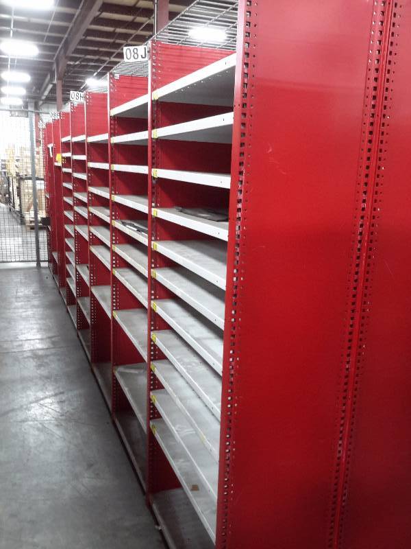 lot 6 image: Adjustable Modular Shelving as pictured.