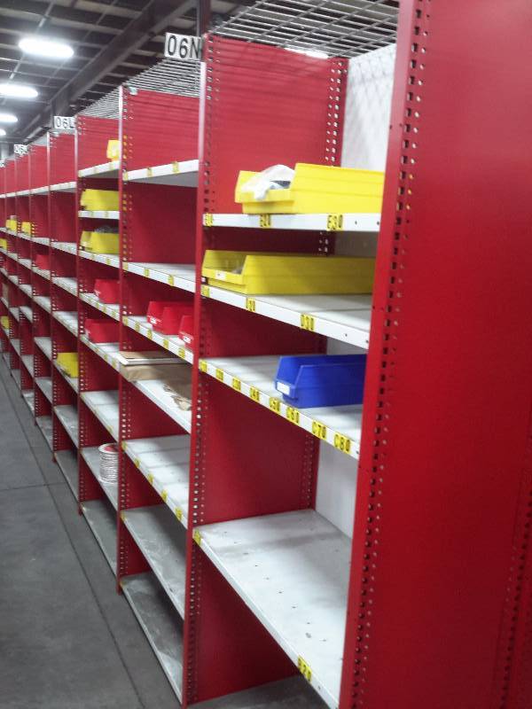 lot 8 image: Adjustable Modular Shelving as pictured.