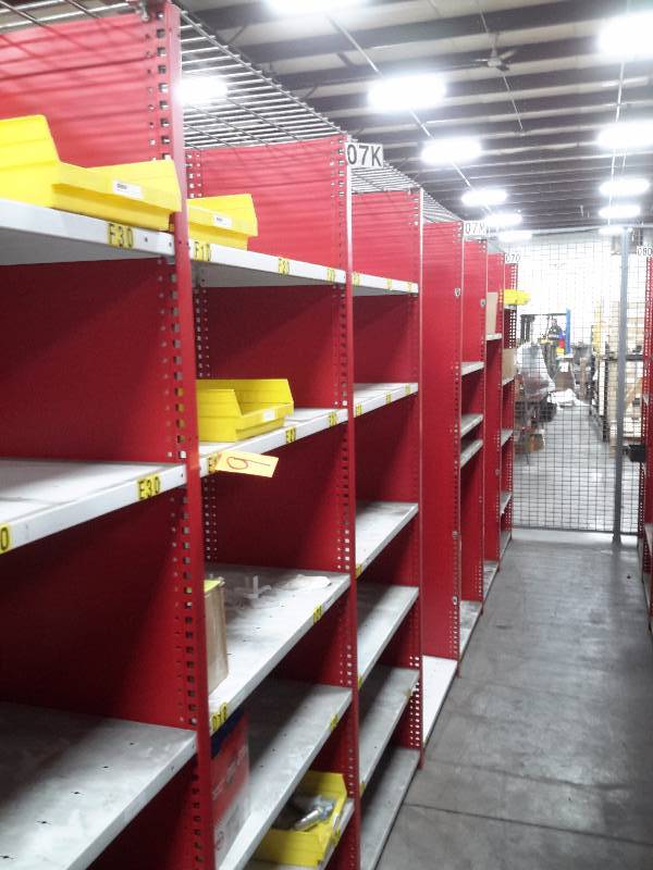 lot 9 image: Adjustable Modular Shelving as pictured.