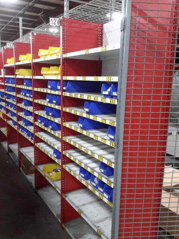 lot 13 image: Adjustable Modular Shelving as pictured.