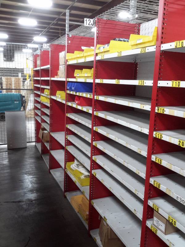 lot 15 image: Adjustable Modular Shelving as pictured.