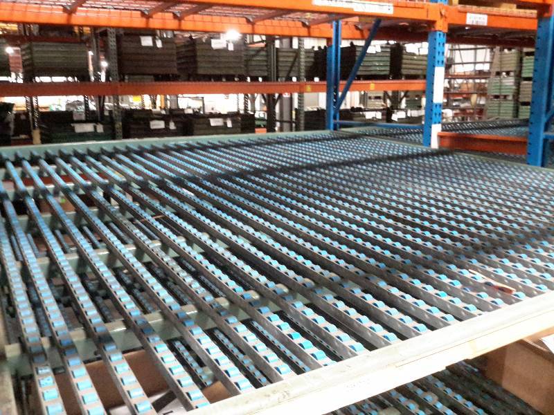lot 26 image: 28 Flow racks as shown