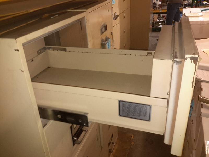 lot 68 image: Herring Hall Marvin Fire Proof File cabinet
