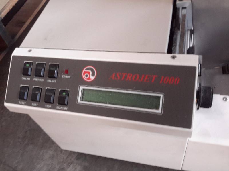 lot 17A image: Astro jet 1000 Ink Jet printer