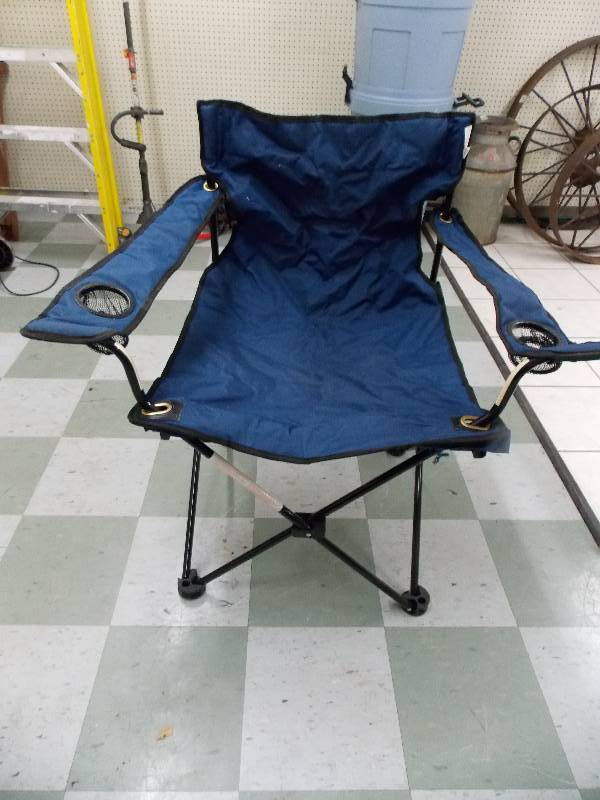 Blue Folding Chair