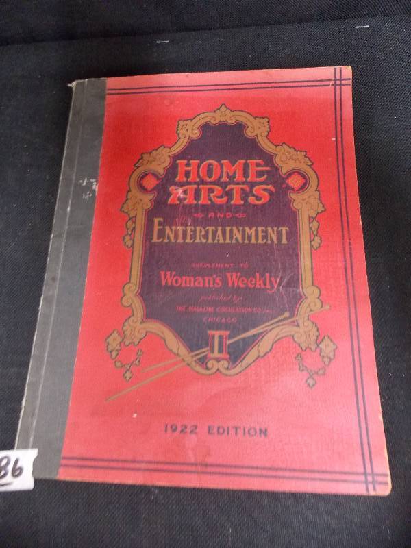 lot 86 image: 1922 Home and Arts Booklet